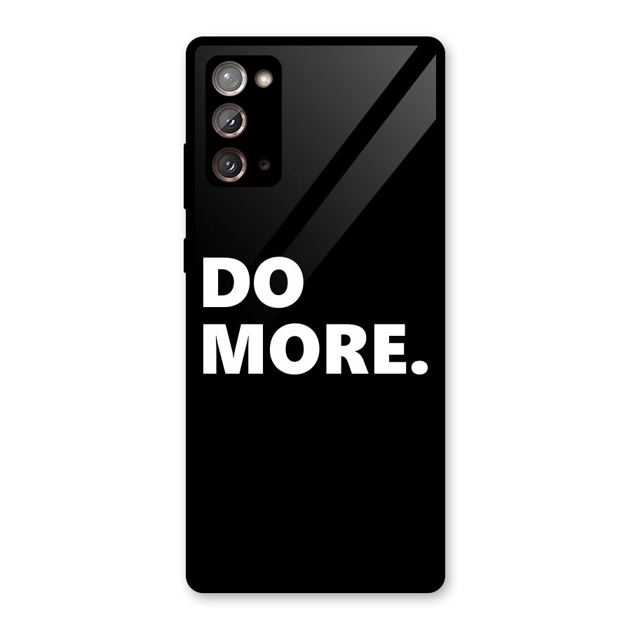 Do More Glass Back Case for Galaxy Note 20