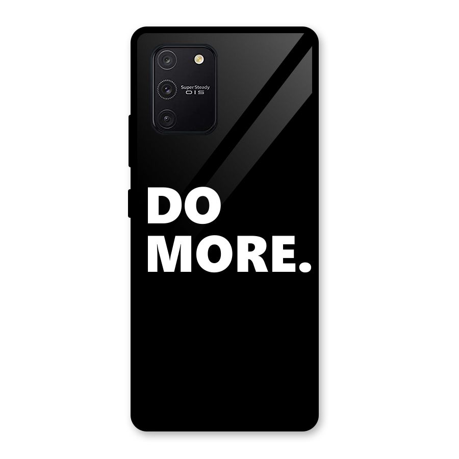 Do More Glass Back Case for Galaxy S10 Lite