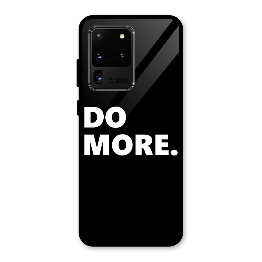 Do More Glass Back Case for Galaxy S20 Ultra