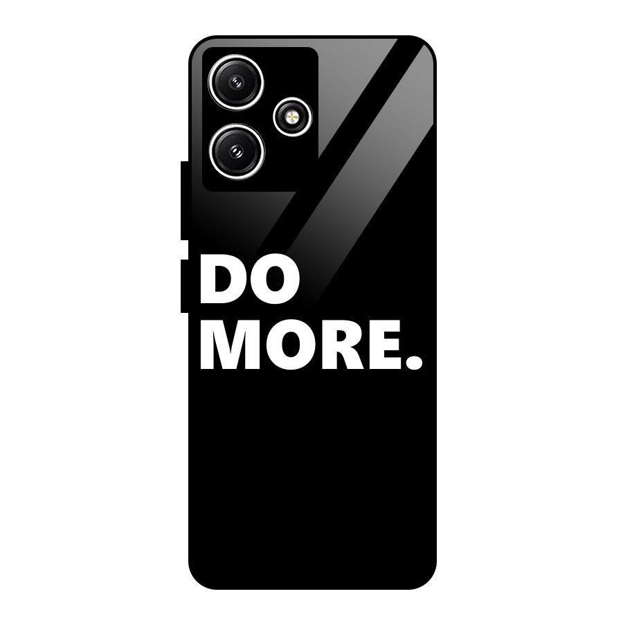 Do More Glass Back Case for Poco M6 Pro