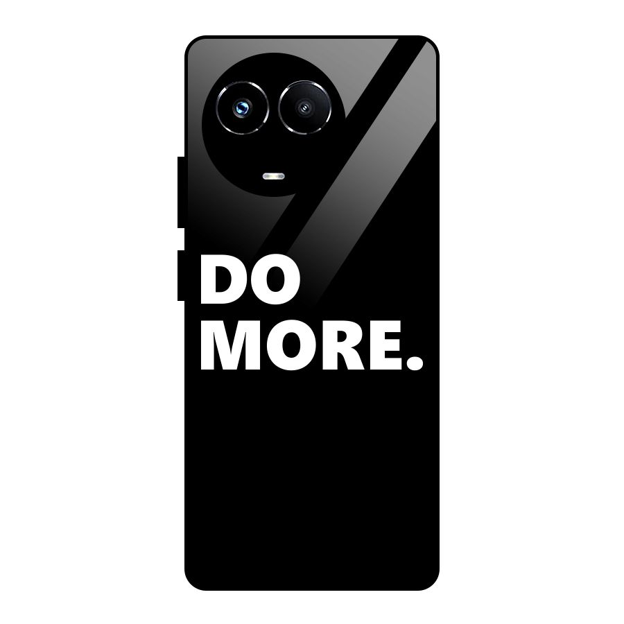 Do More Glass Back Case for Realme 11X