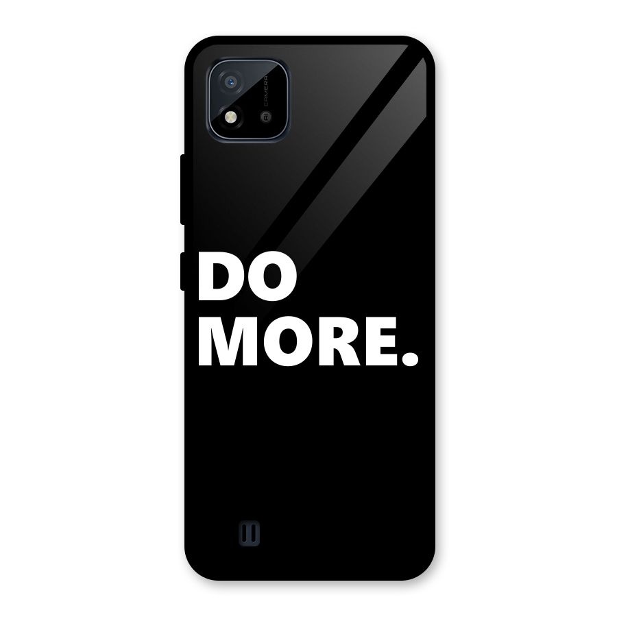 Do More Glass Back Case for Realme C11 2021