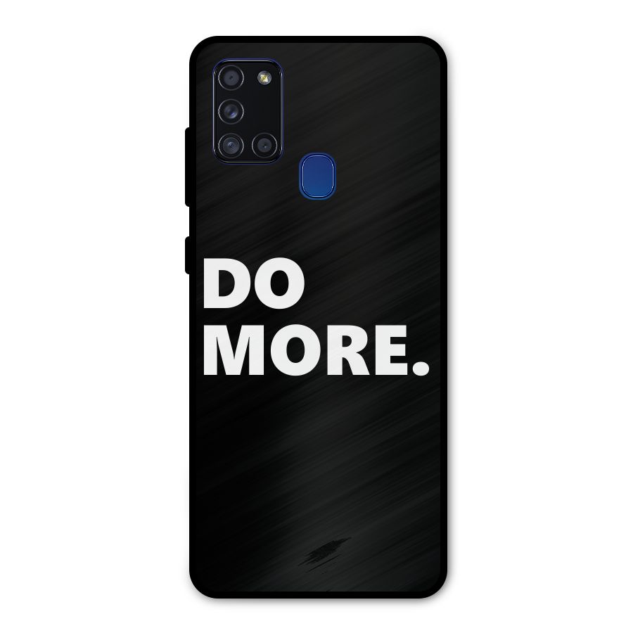 Do More Metal Back Case for Galaxy A21s