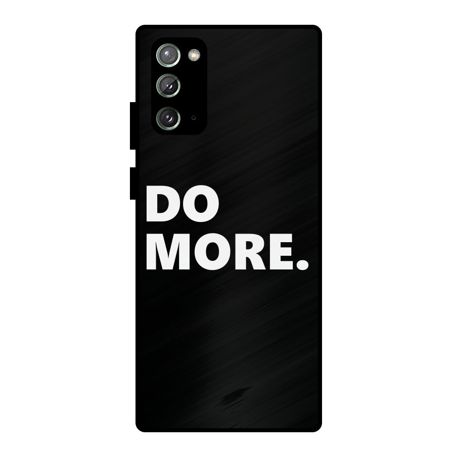 Do More Metal Back Case for Galaxy Note 20