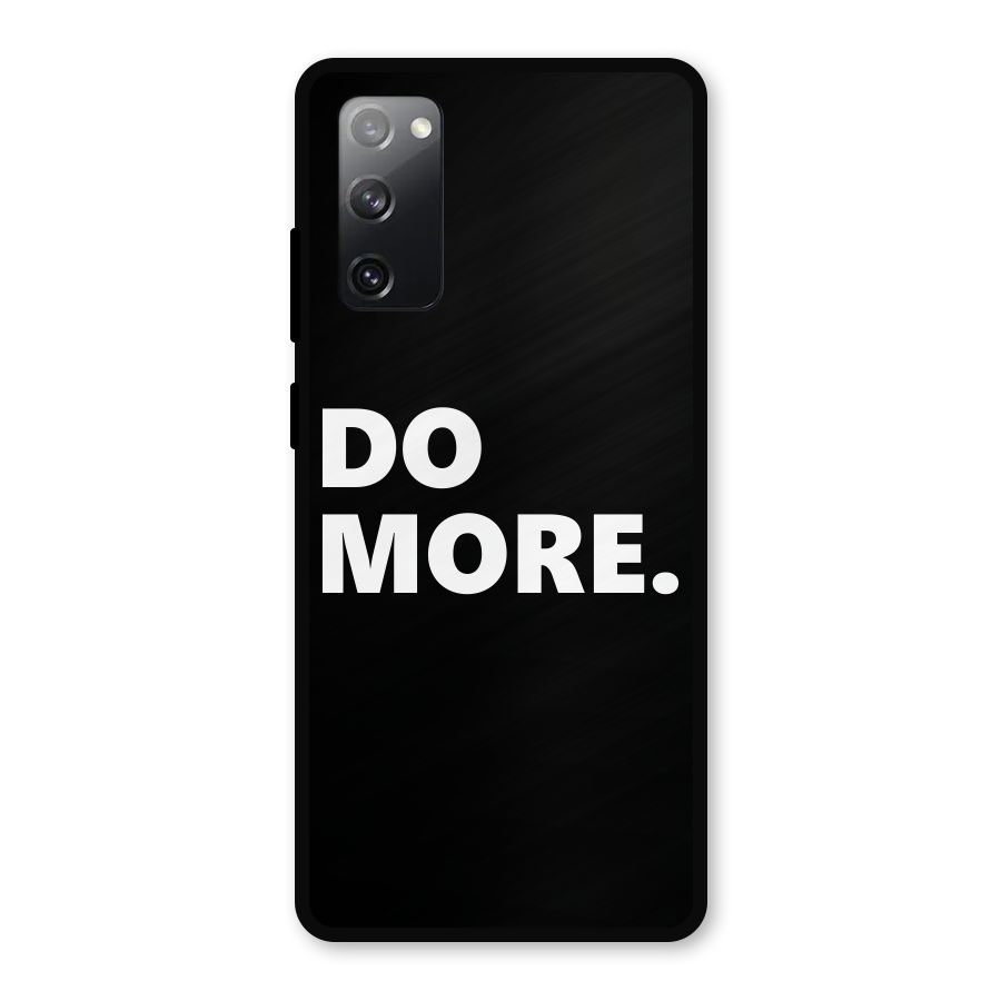 Do More Metal Back Case for Galaxy S20 FE