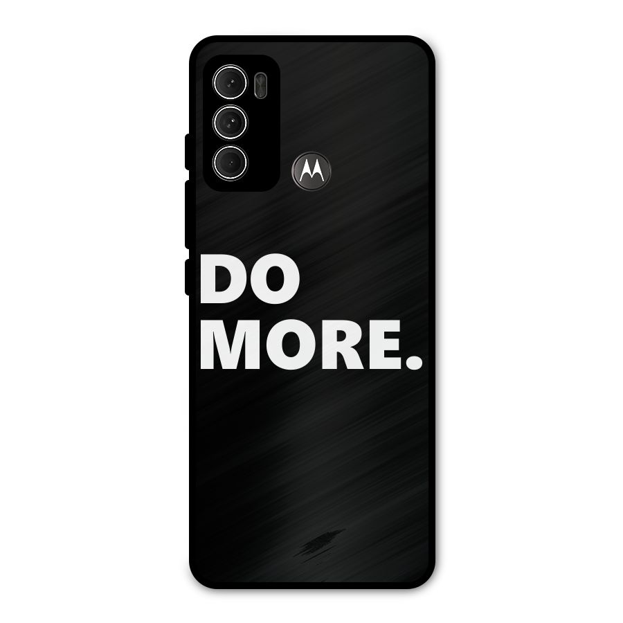 Do More Metal Back Case for Moto G60
