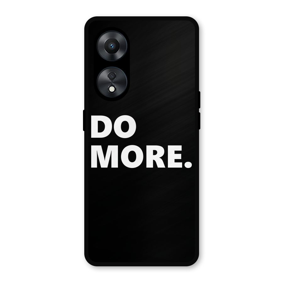 Do More Metal Back Case for Oppo A78