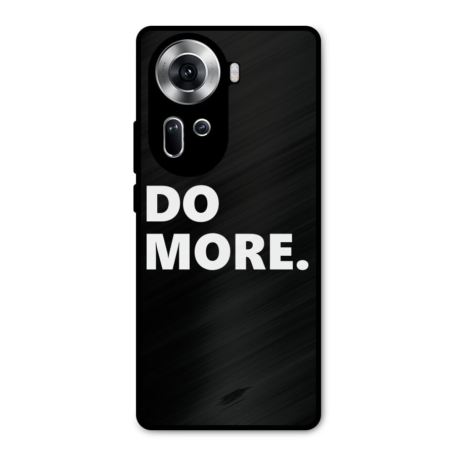 Do More Metal Back Case for Oppo Reno11 5G