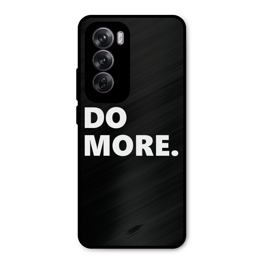 Do More Metal Back Case for Oppo Reno12 Pro