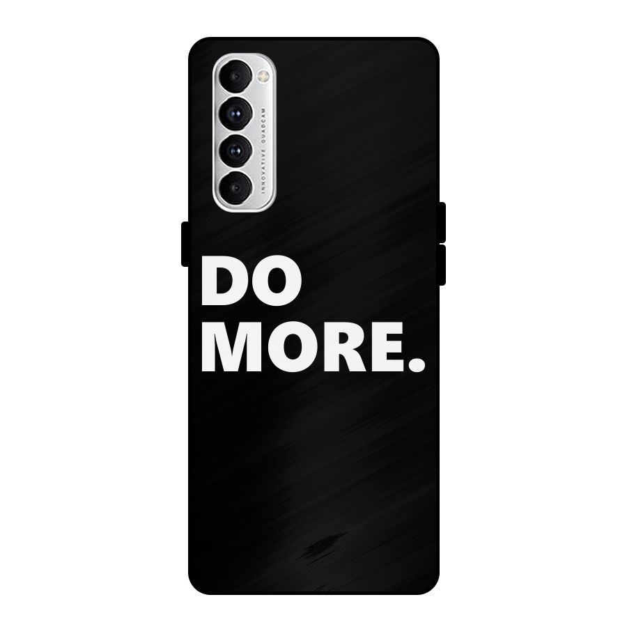 Do More Metal Back Case for Oppo Reno4 Pro
