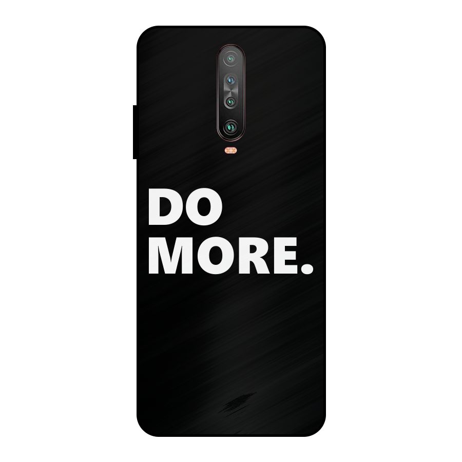 Do More Metal Back Case for Poco X2