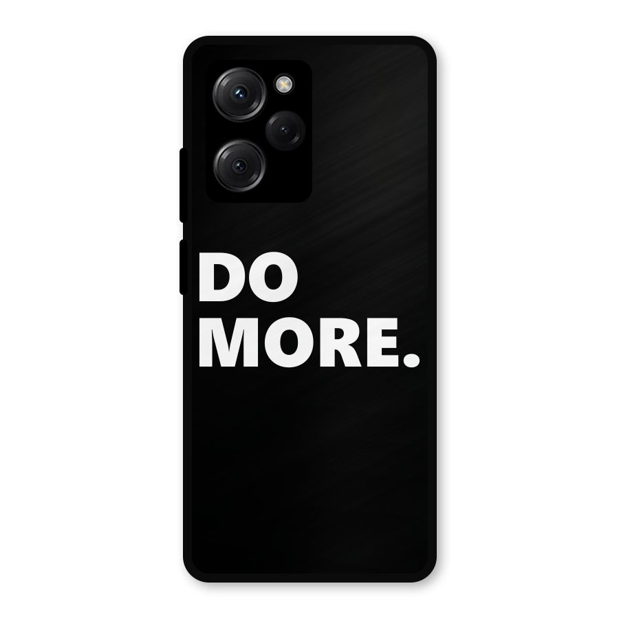 Do More Metal Back Case for Poco X5 Pro