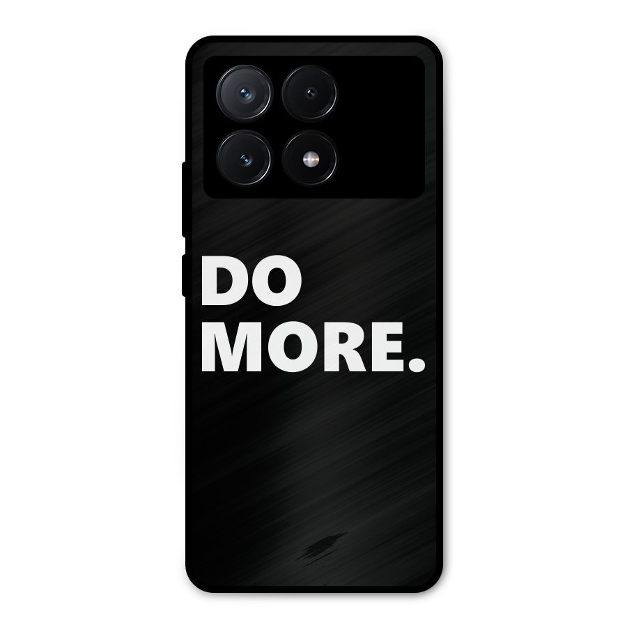 Do More Metal Back Case for Poco X6 Pro