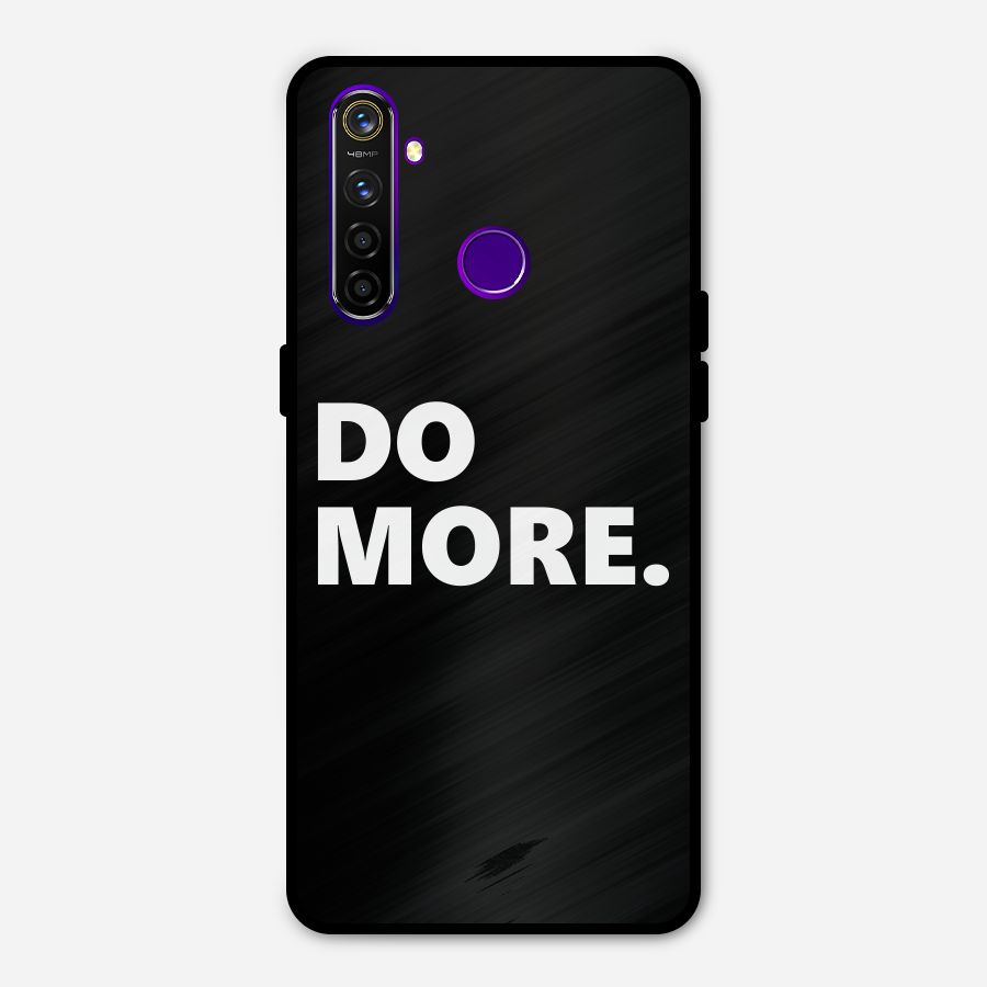 Do More Metal Back Case for Realme 5 Pro