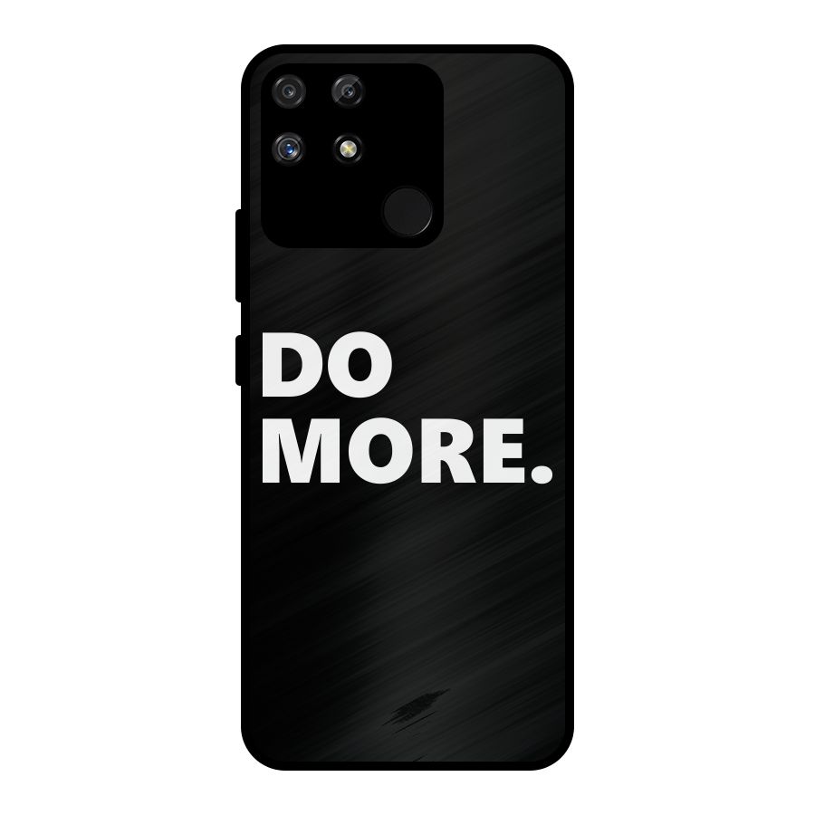 Do More Metal Back Case for Realme Narzo 50A