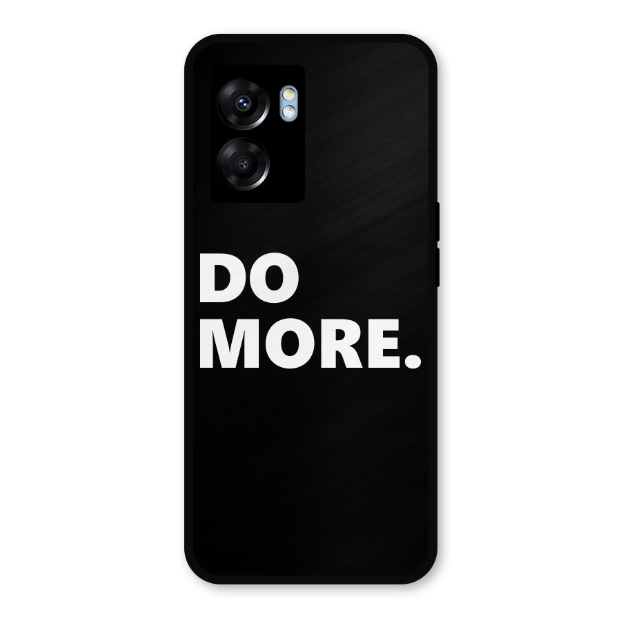 Do More Metal Back Case for Realme Narzo 50 5G