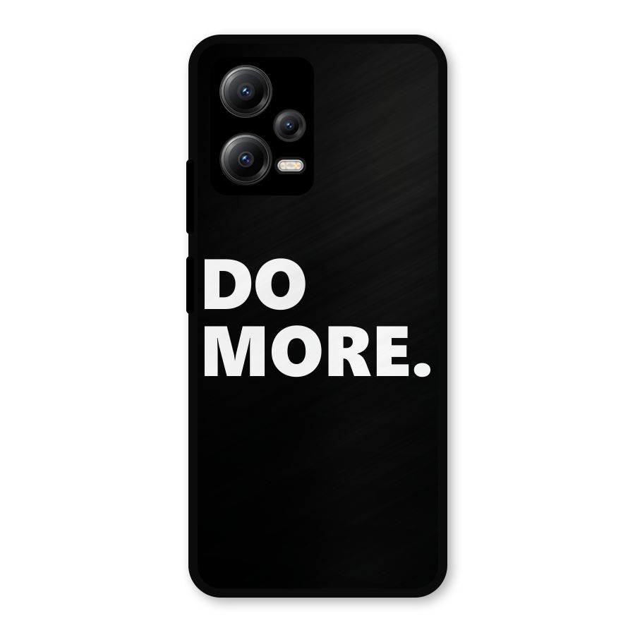 Do More Metal Back Case for Redmi Note 12 5G