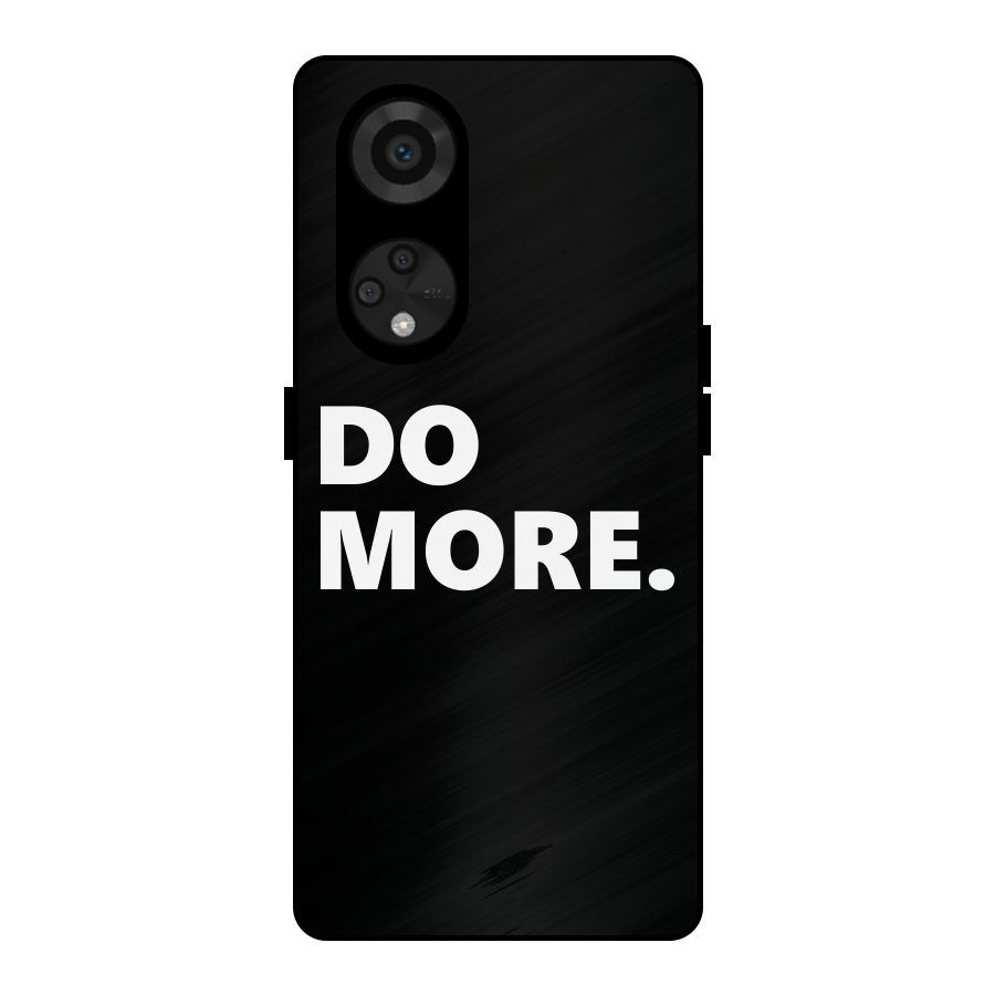Do More Metal Back Case for Reno8 T 5G