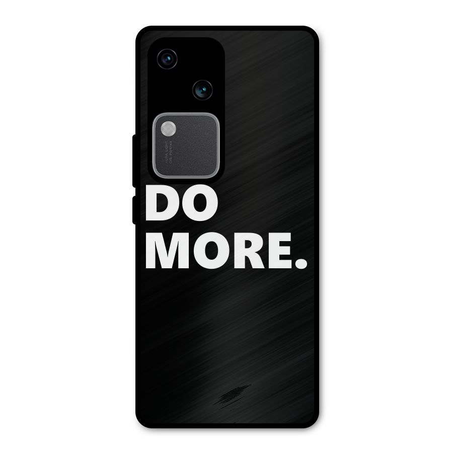 Do More Metal Back Case for Vivo V30 Pro