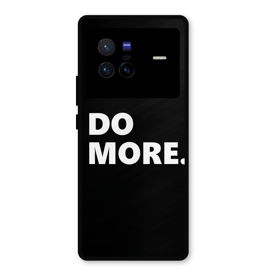 Do More Metal Back Case for Vivo X80