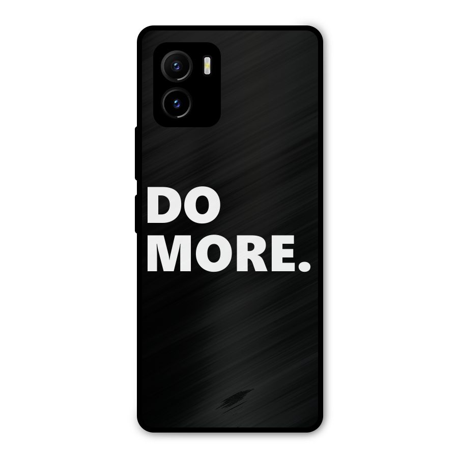Do More Metal Back Case for Vivo Y15s