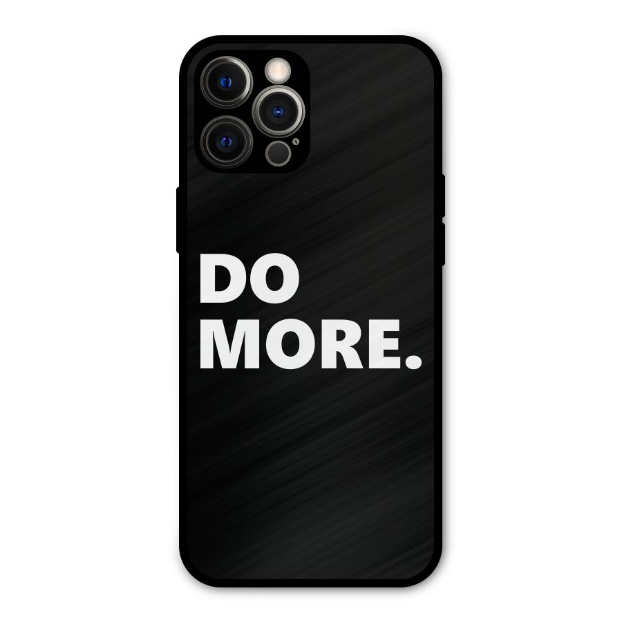 Do More Metal Back Case for iPhone 12 Pro Max