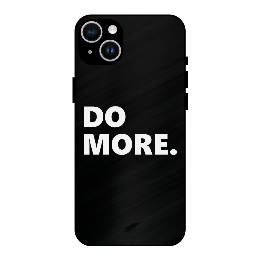 Do More Metal Back Case for iPhone 14 Plus