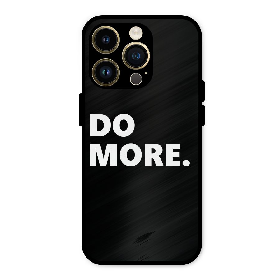 Do More Metal Back Case for iPhone 14 Pro