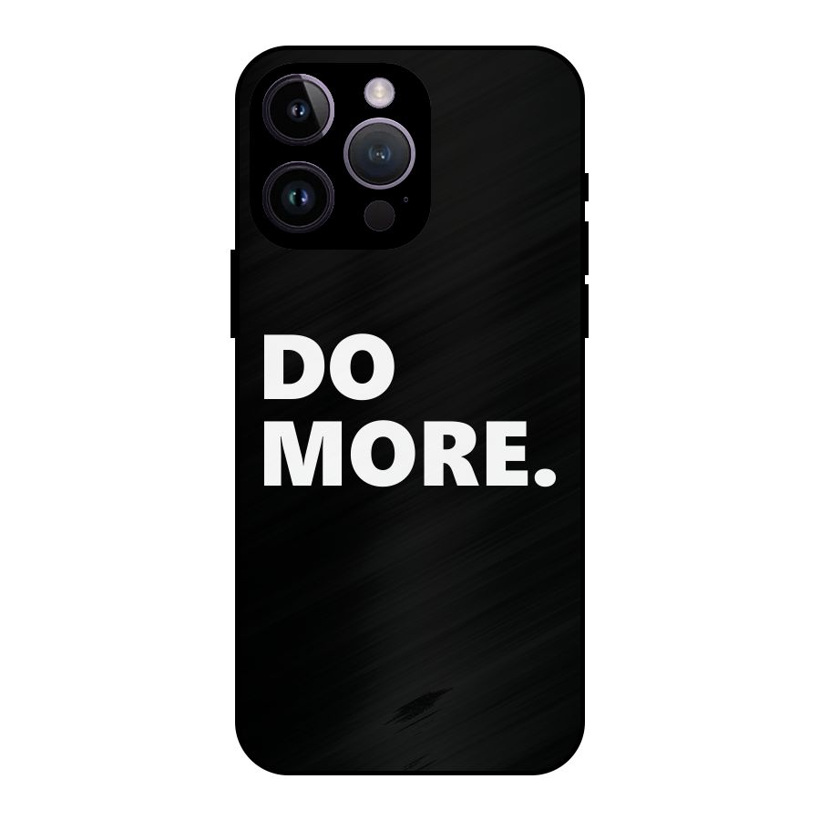 Do More Metal Back Case for iPhone 14 Pro Max