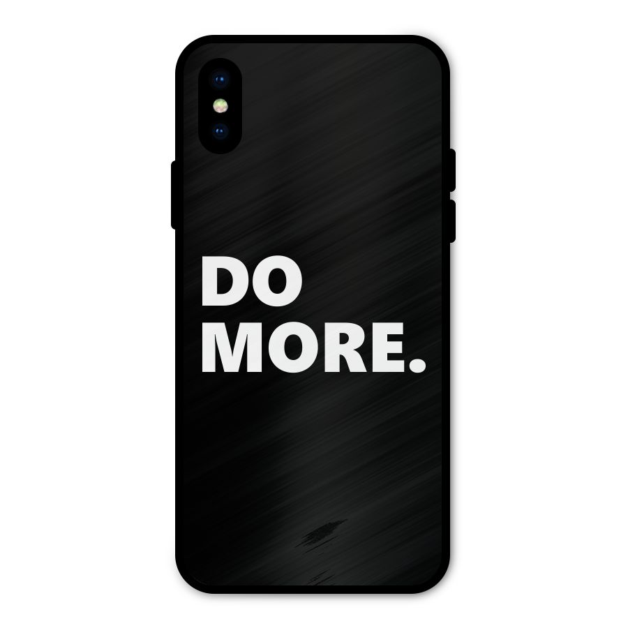 Do More Metal Back Case for iPhone XS