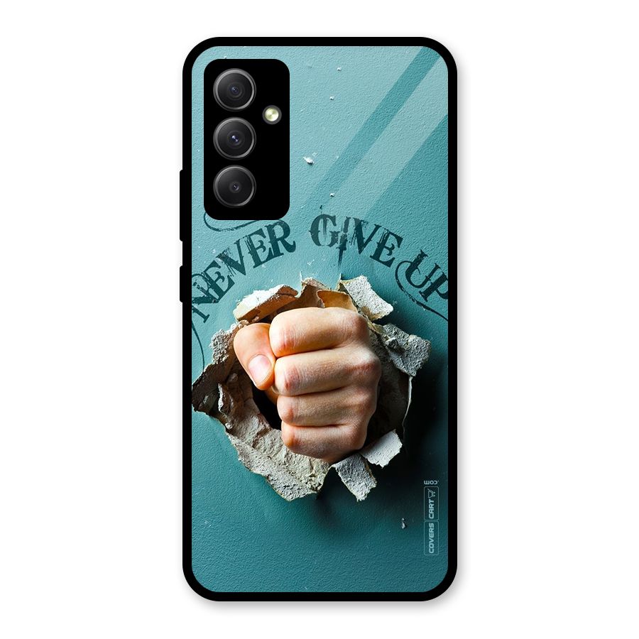Do Not Give Up Glass Back Case for Galaxy A34