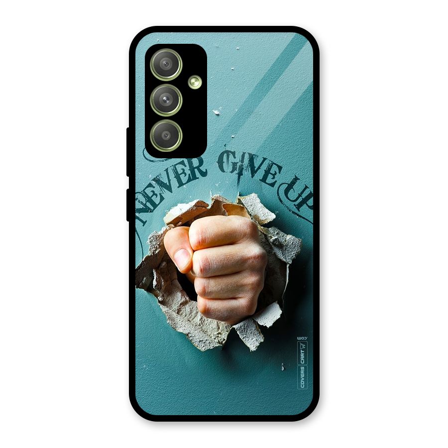 Do Not Give Up Glass Back Case for Galaxy A54