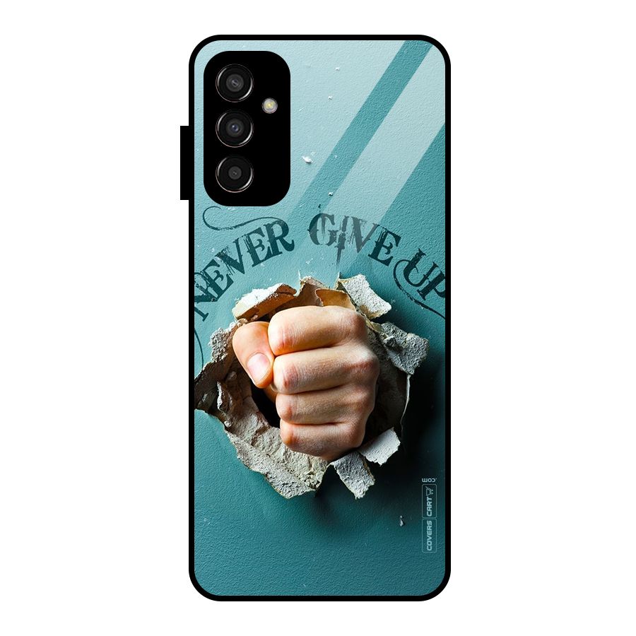 Do Not Give Up Glass Back Case for Galaxy F13