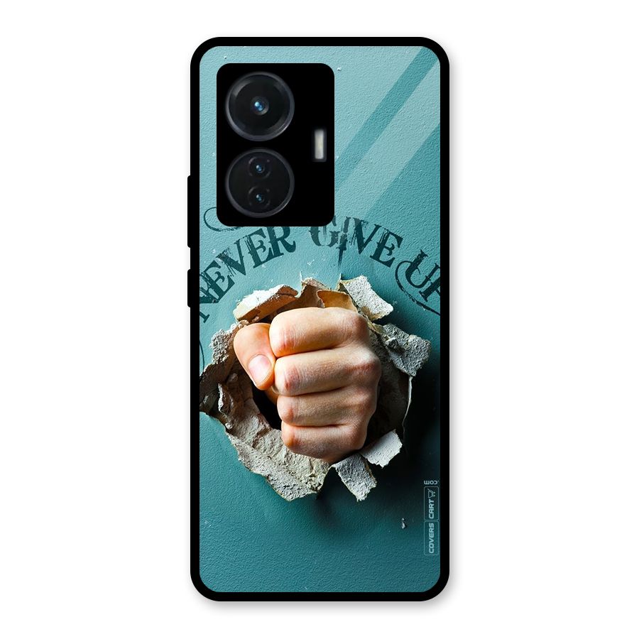 Do Not Give Up Glass Back Case for Vivo T1 44W