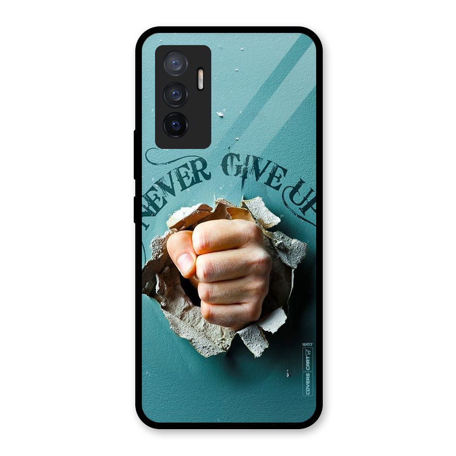 Do Not Give Up Glass Back Case for Vivo V23e