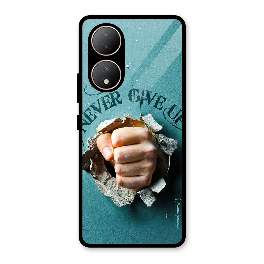 Do Not Give Up Glass Back Case for Vivo Y100A