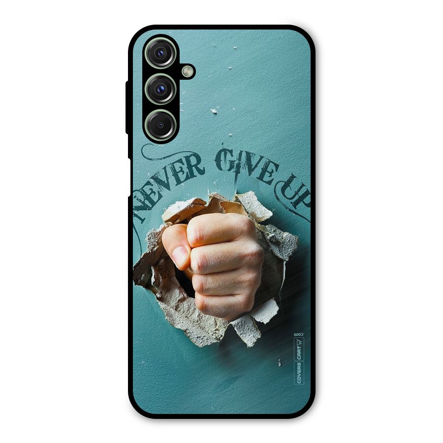 Do Not Give Up Metal Back Case for Galaxy M34