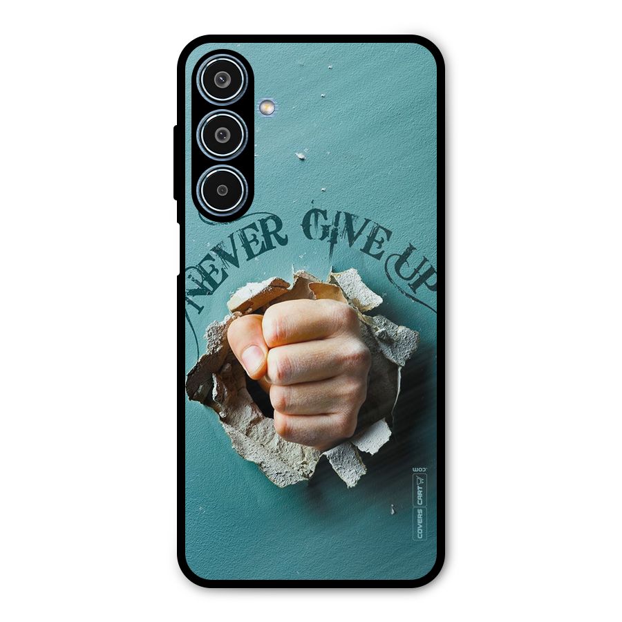 Do Not Give Up Metal Back Case for Galaxy M35