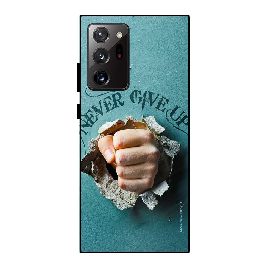 Do Not Give Up Metal Back Case for Galaxy Note 20 Ultra