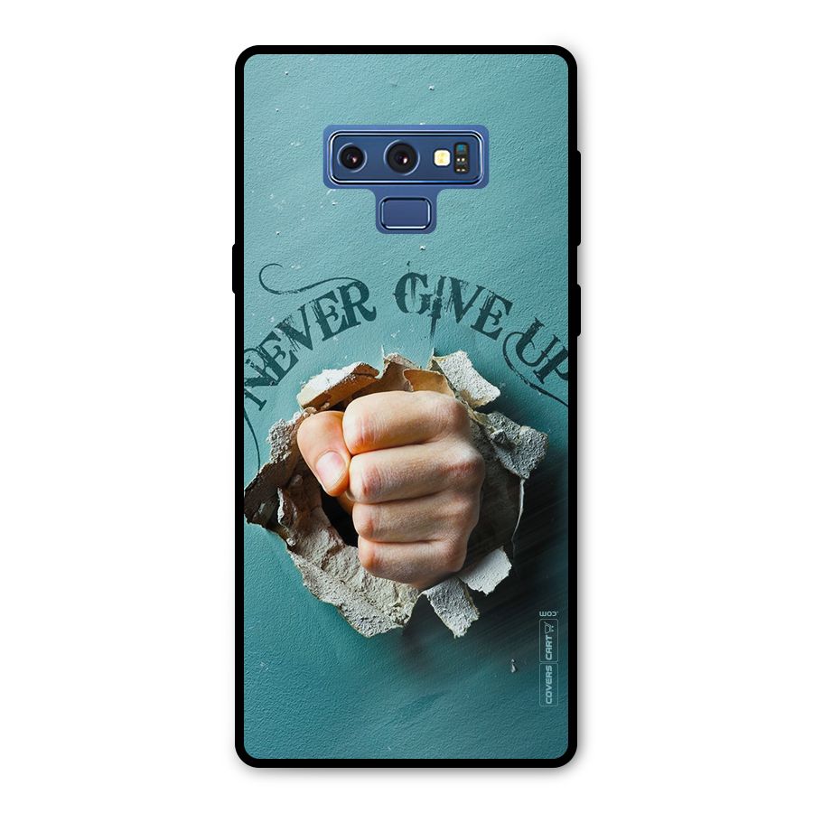 Do Not Give Up Metal Back Case for Galaxy Note 9
