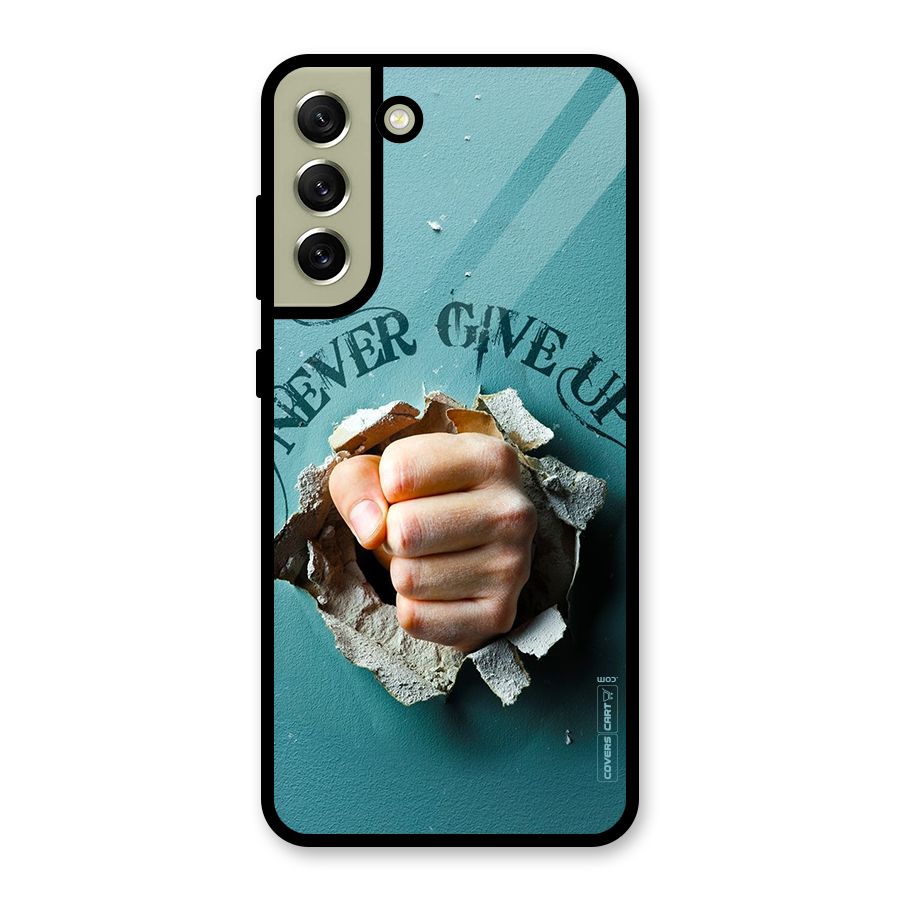 Do Not Give Up Metal Back Case for Galaxy S21 FE 5G (2023)