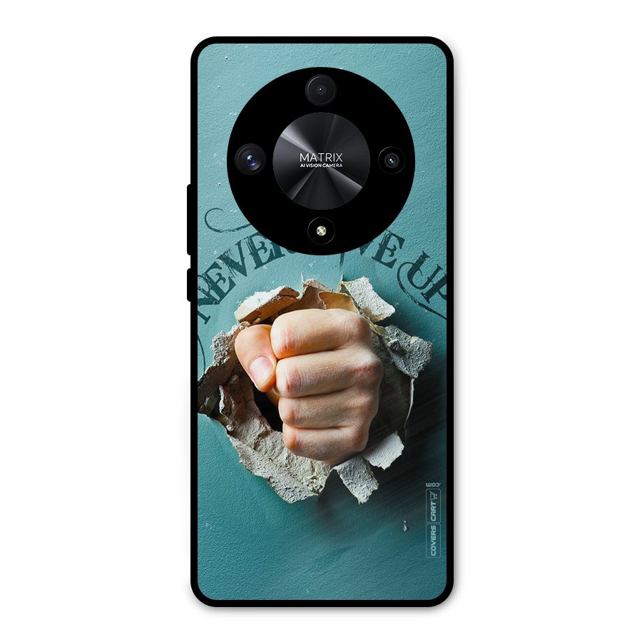 Do Not Give Up Metal Back Case for Honor X9b