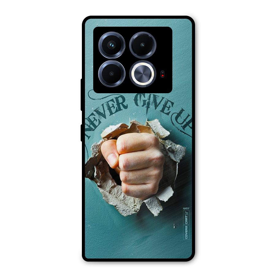 Do Not Give Up Metal Back Case for Infinix Note 40 5G