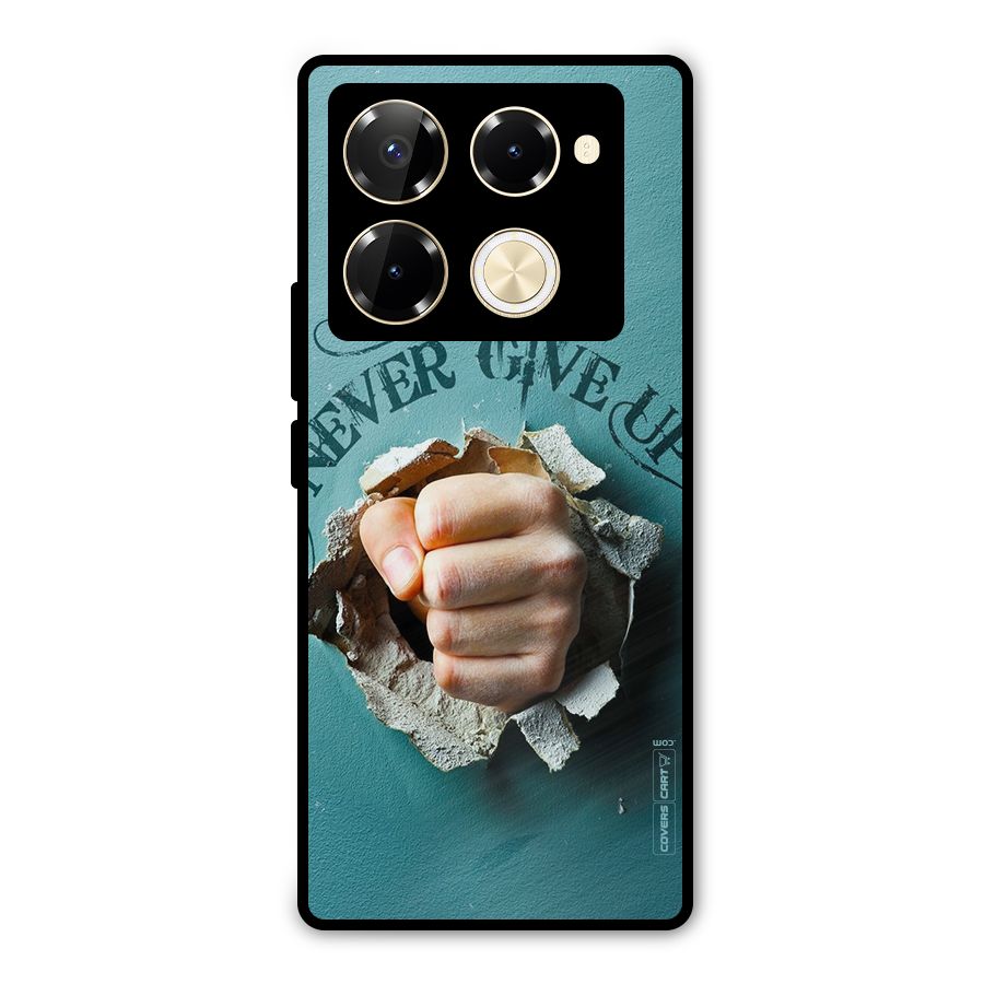 Do Not Give Up Metal Back Case for Infinix Note 40 Pro Plus