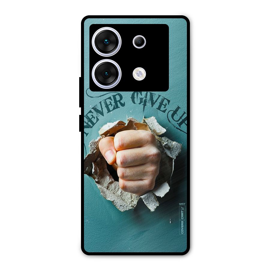 Do Not Give Up Metal Back Case for Infinix Zero 30 5G