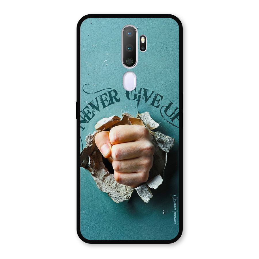 Do Not Give Up Metal Back Case for Oppo A5 (2020)