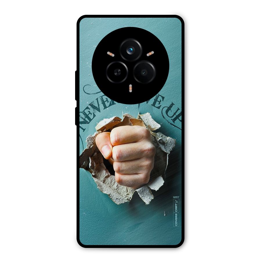 Do Not Give Up Metal Back Case for Realme 14 Pro