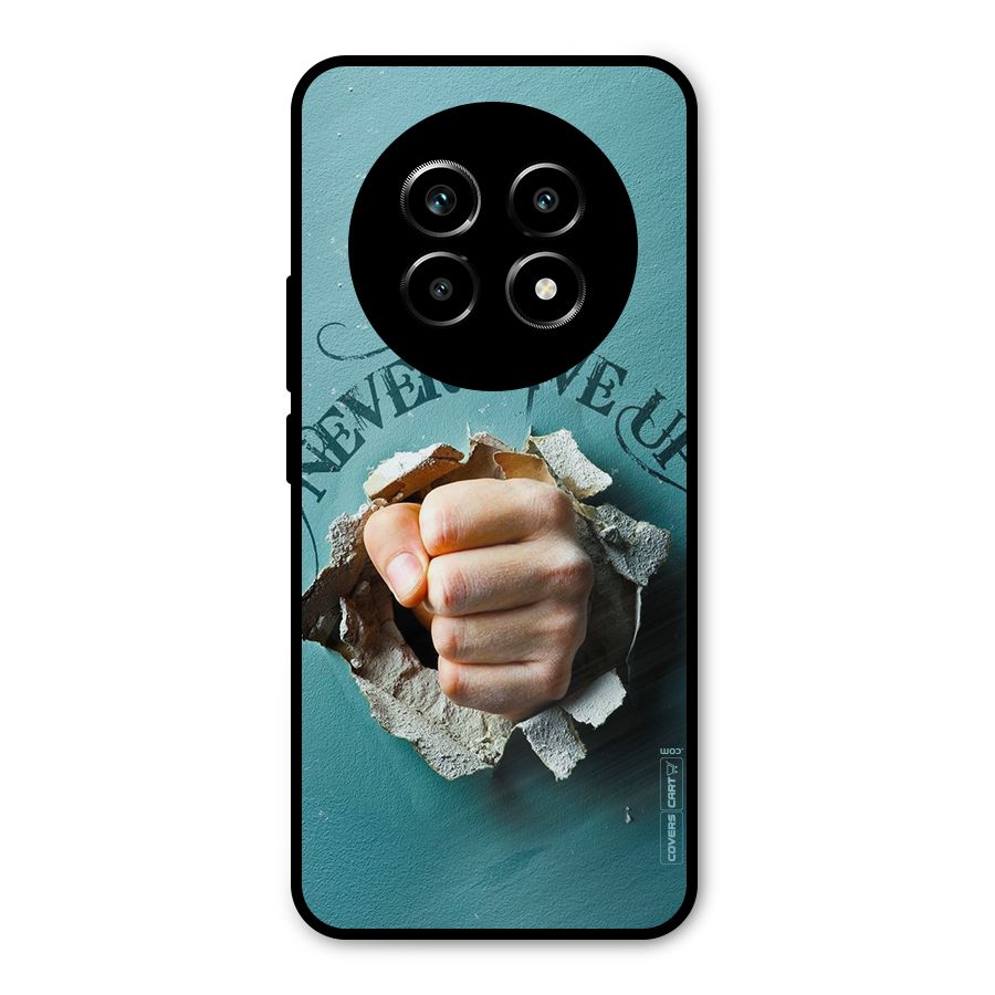 Do Not Give Up Metal Back Case for Realme 14 Pro Lite
