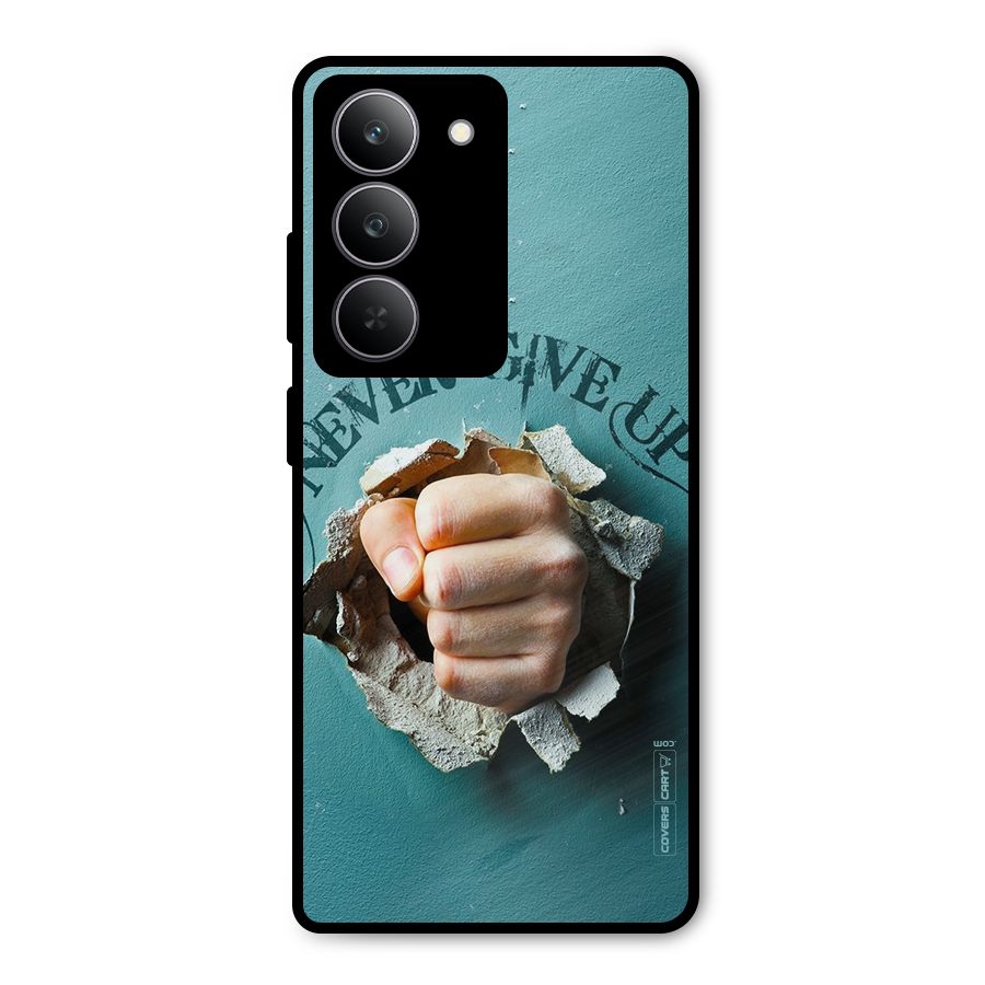 Do Not Give Up Metal Back Case for Realme 14x