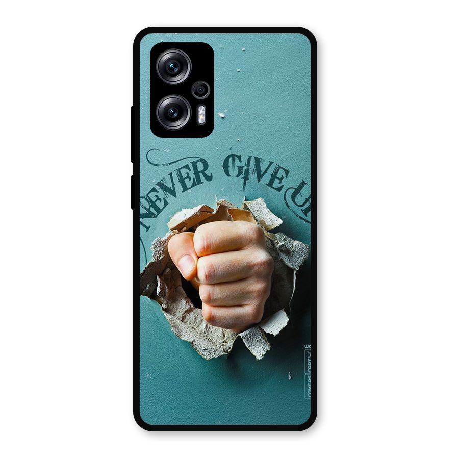 Do Not Give Up Metal Back Case for Redmi K50i